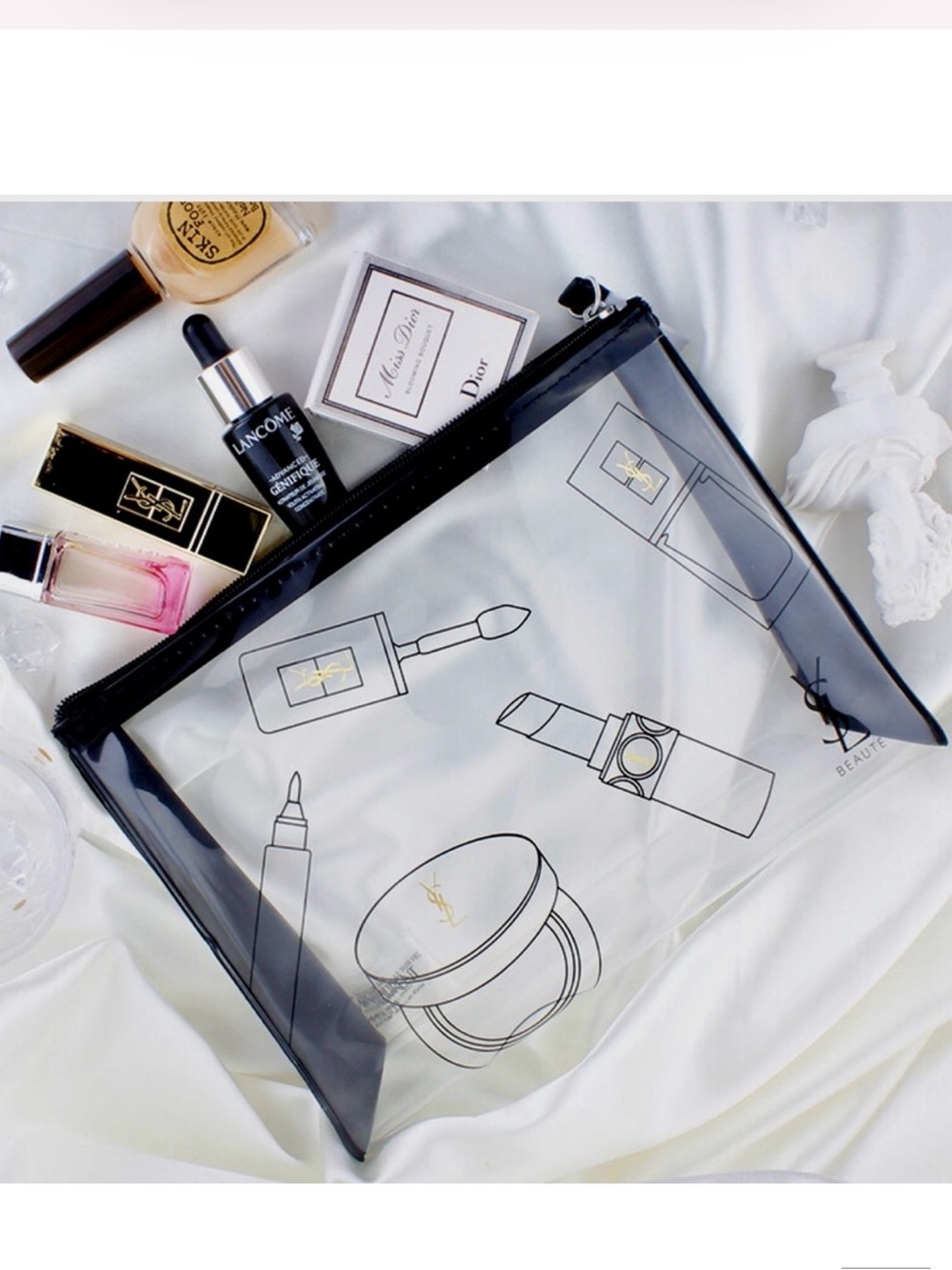 Yves Saint Laurent Beaute’ Clear/Transparent Cosmetic Bag  GWP